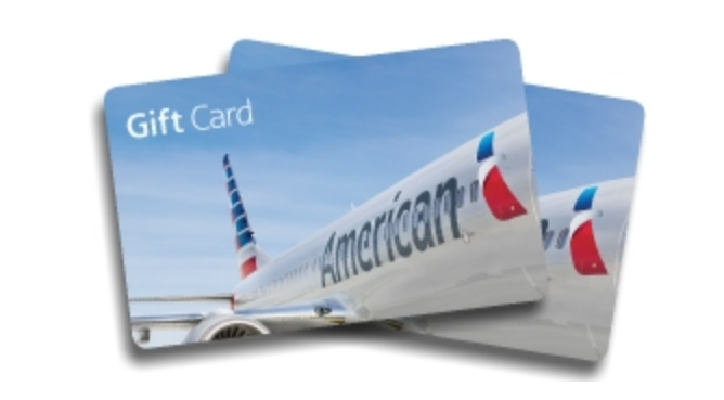 american airlines incentive travel gift certificate